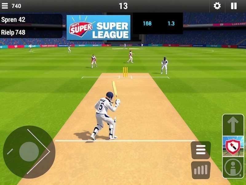 Cricket Super League Main Game Interface Cricket Super League Game Screenshot
